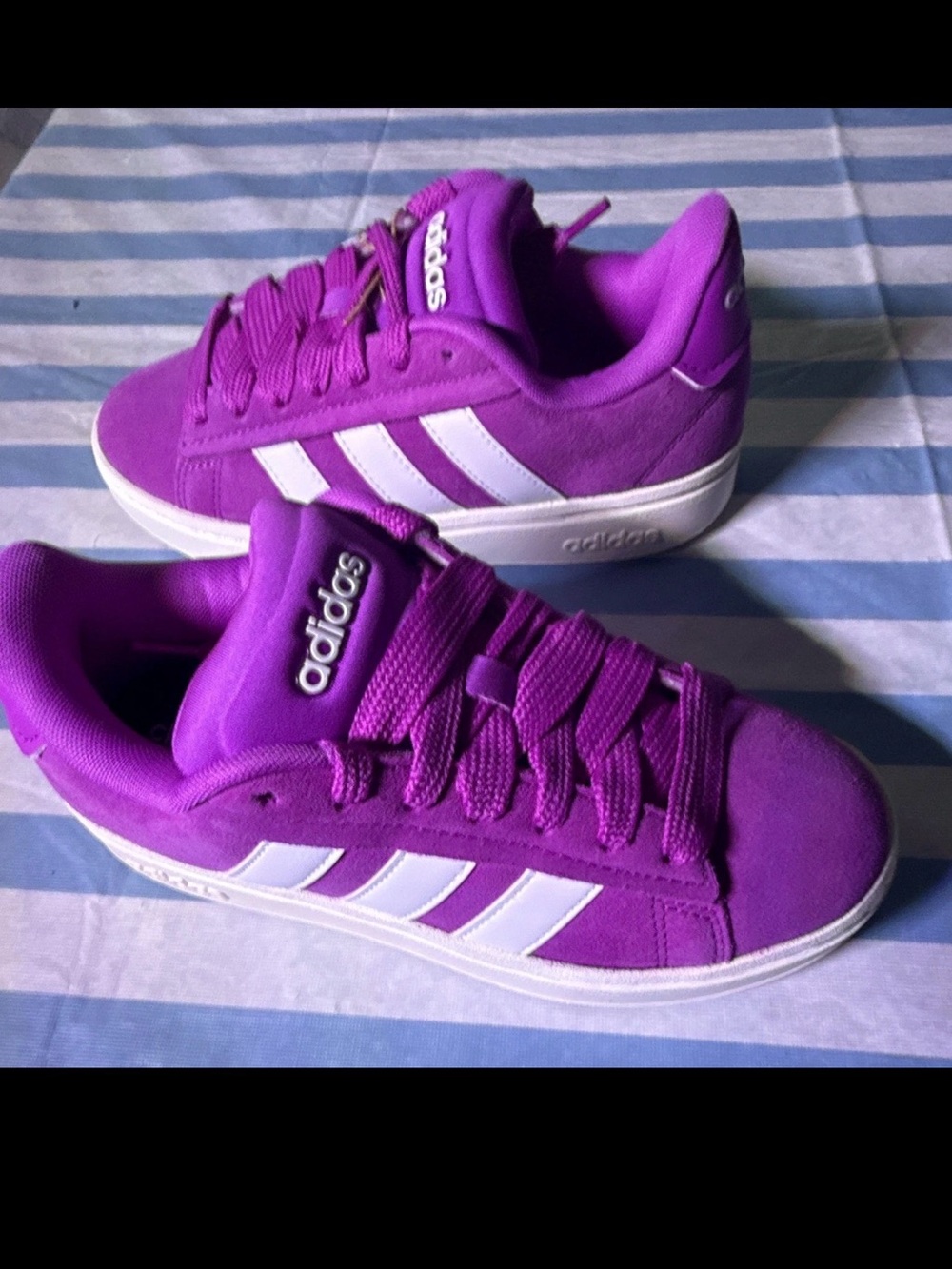 Adidas Grand Court Alpha 00s Purple Burst Womens 5.5 Mens 4.5 JH7231